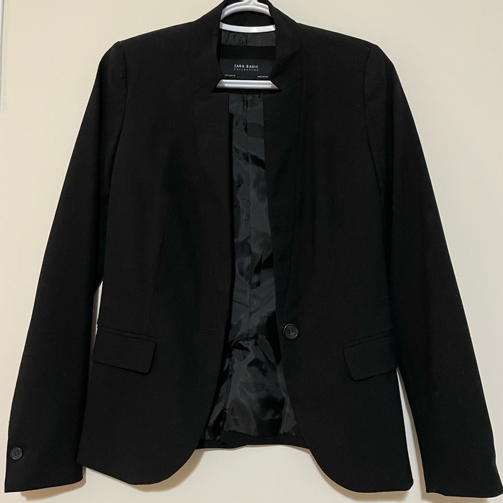 Zara Women Black Blazer